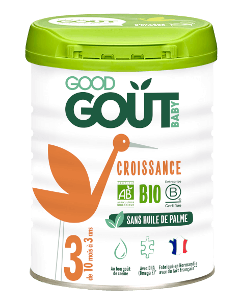 Good Gout Lait Croissance 3eme âge Bio 800g - Naturalia Courses en